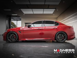 Alfa Romeo Giulia Custom Wheels - EVO-4R by Vossen - Satin Black Alfa Romeo Giulia Custom Wheels - EVO-4R by Vossen - Satin Black